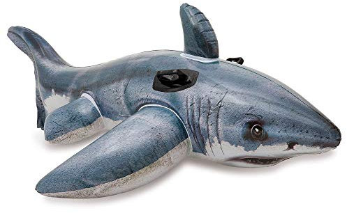 Intex Great White Shark Ride-On, 68 X 42, for Ages 3+ by Intex