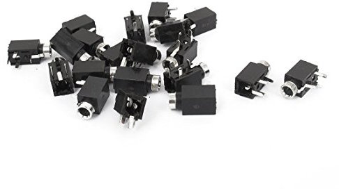 sourcing map 20 STK. 4 polig 2.5mm Audio Buchse Platine Klinkenbuchse für Kopfhörer de