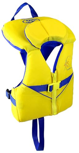 Stohlquist® Child Life Jacket. US Coast Guard Approved Type II Infant PFD (20–30 lbs) with Support Collar & Grab Handle. Adjustable Life Vest for Kids, Toddlers & Infants for Water & Boating Safety