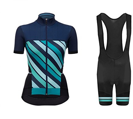 UGLY FROG Fahrradbekleidung Set Kurzarmtrikot Hose Atmungsaktiv Schnell Trocken Damen Kurzarm Radfahren Jersey Set Mountain Biking Anzug Kleidung Kompression Hosen