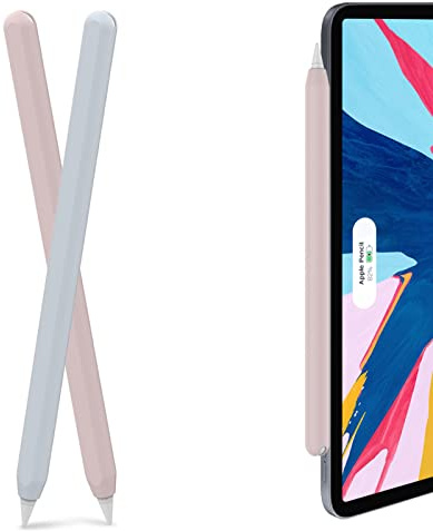 AHASTYLE Apple Pencil Hülle Silikon Apple Pencil Case | Ultra Dünn Apple Pencil Abdeckung Kompatibel mit Apple Pencil 2. Generation und Apple Pencil Pro, 2 Pack