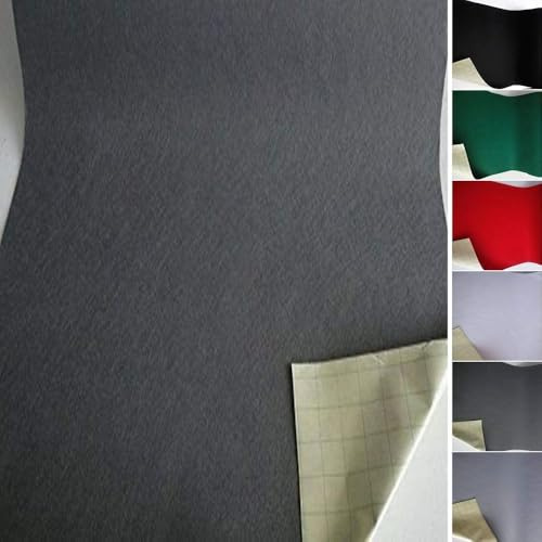 StoffBook grau selbstklebender Filzstoff, Klebefilz für Bastelarbeiten, diy, nähen, basteln, Bastelmaterial, Flexible Beschichtung, ideal Dekorationen und kreative Projekte Stoff, b791