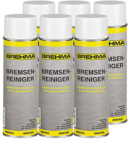 6xBREHMA Bremsenreiniger 500ml Teilereiniger Entfetter