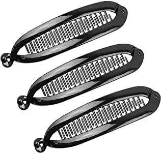Bananen-Haarspange, 15 cm, Kunststoff, Haarschmuck für Damen, Kopfbedeckung, Krallen