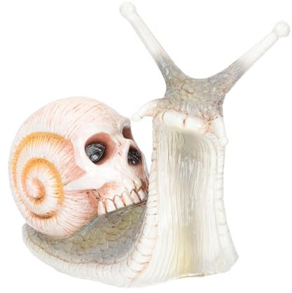 HANABASS 2stücke Resin Halloween Snail Ornament Stilvolle Gartendekoration Für Halloween Dekorative Bonsai-Ornamente Hochwertigem Für Innen Und Außenbereiche
