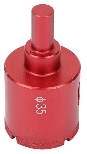 QZHDX Foret à carotter pour perçage de marbre, béton, Verre, carrelage, Pierre, fabriqué en matériau de qualité supérieure, Vitesse de perçage Rapide (35 mm)