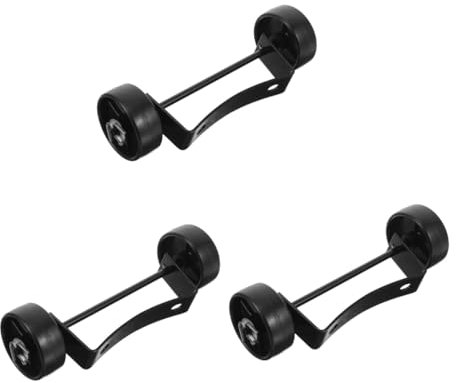 POPETPOP Lot De 3 Roues Mobiles Universelles pour Chauffage De Terrasse À Installation Facile Petite Pièce De Chauffage Accessoire De Chauffage Résistant Aux Intempéries