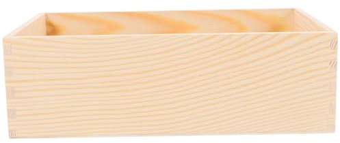 NUOBESTY Holzbox Zur Aufbewahrung Kleine Kiste Aus Holz Werkzeugkiste Für Schreibtisch Holzbox Für Lagerung Kiste Aus Holz Für Werkzeug Aufbewahrungsbox Für Kleine Gegenstände