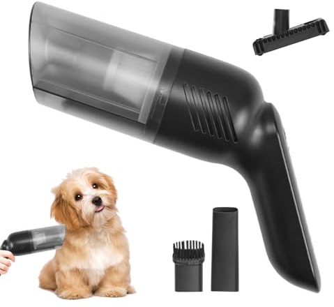 Aspirapolvere per peli di animali – toelettatura senza fili, aspirapolvere portatile per pelucchi | aspirapolvere elettrico per peli di animali per gatti e cuccioli, dispositivo leggero e senza