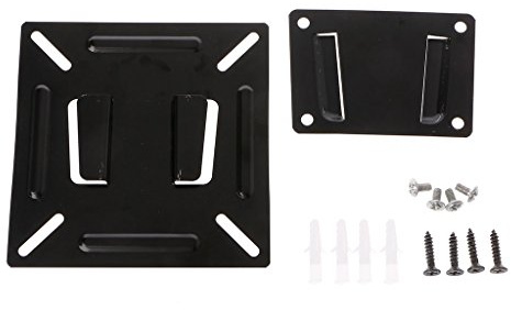 Soporte pequeño para pantalla LCD de 14 a 24 pulgadas, soporte de pared aplicable para uso doméstico y empresarial, soporte de montaje en pared