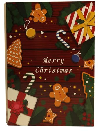 Calendario de Adviento para Rellenar,Rellenable 24 Días Vacío,Calendario De Adviento Para Niños | Para Cumpleaños San Valentín Niños Hombres Mujeres Bebés Jóvenes