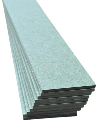 MR MDF Moisture Resistant Board, (10x100) cm High-Density Sheets | Premium, Strong & Smooth for Bathrooms, Kitchens, Joinery, Interior Woodworking & Carpentry - Pack of 20