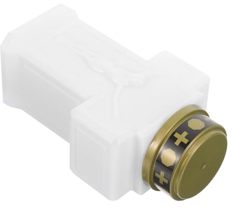 Alipis Luce Elettrica Decorativa Senza Fiamma per Cimitero e Giardino Candela LED Leggera in Plastica Resistente Senza Gocce per Esterni e Commemorazioni