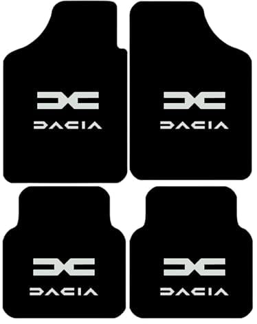 SYQCM 4 Pcs Car Floor Mats for Dacia Duster 2 2017-2022 2023, Car All Weather Mats Carpet Front Rear Heel Pad Backing Carpet Easy Clean Anti Slip