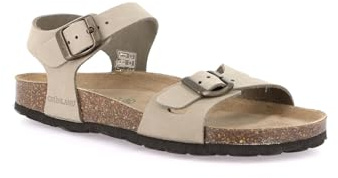 Grunland Sandalo in Nabuk con Cinturino | Sara SB6371 Kaki 38