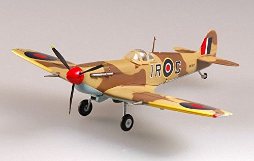 Easy Model MRC Spitfire MK V RAF 224th Wing Commander 1943 Kit de Maquette en Plastique pré-construit et pré-Peint pour Adultes et Amateurs