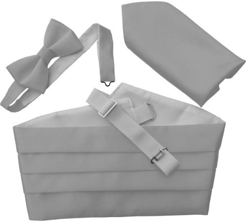 Great British Tie ClubHerren Kummerbund Mehrfarbig Mehrfarbig, Silbergrau,
