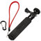 Hama Palo Selfie 2 en 1, Conector GoPro y Rosca de ¼ Pulgadas (para cámaras, cámaras GoPro y Smartphones con Soporte) Extensible hasta 47 cm, Color Negro
