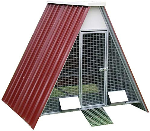 Ferranti - Upphöjd hönshus - stor järnhönsbur 205 x 169 cm