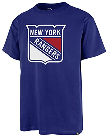 NHL T-Shirt New York Rangers NY Royal Blue Imprint Echo Tee