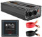 EnRise 1500W Spitzenwert 3000W Reiner Sinus Spannungswandler Wechselrichter DC 12V auf AC 230V Mit LCD-Fernbedienung