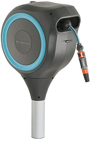 GARDENA RollUp S Automatik-Erdspießhaspel - 15 m - Blau - 18604-20