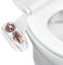 Luxe Bidet NEO 320 Plus – Next-Generation Warm Water Mechanical Bidet Toilet Seat Attachment with Innovative EZ-Lift Hinges, Dual Nozzles, and 360° Self-Cleaning Mode (Rose Gold)