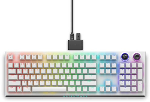 Alienware Tri-Mode kabellose Gaming Tastatur - AW920K (Lunar Light)
