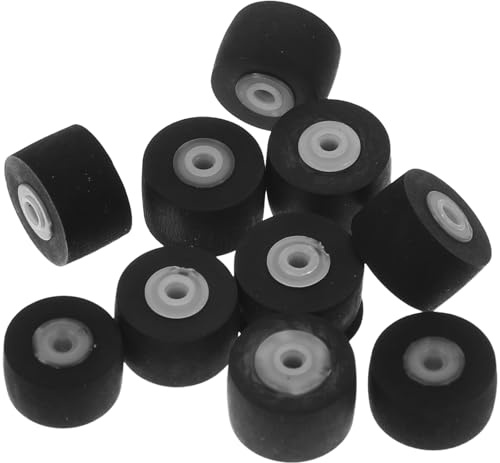 PartyKindom 10St Lagerrad Andruckrolle für Kassettendeck Reparaturset aus Kunststoff Tonbandgerät Ersatzteile Audio Aufnahmegerät Zubehör Magnetband flaschenzug Andruckrolle für Audio Stereo