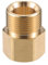 VekAuto Connettore per Idropulitrice, G1/2 a M22x1.5 Femmina e Maschio Adattatore in Ottone per Tubo a Pressione Universale per Idropulitrice Tono Rame in Ottone