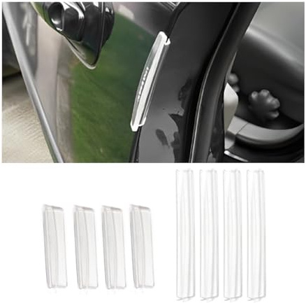 CGEAMDY Tira De Protección De Borde Puerta Coche, Película para Manijas Coche, Protector Tira Protectora Anticolisión, Pegatinas contra Arañazos para Automóvil, Calcomanías Protección(Transparente)
