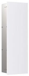 Emco ASIS Pure Schrankmodul mit Glasfront Türanschlag Links, Unterputz Weiß matt 73 cm Unterputz Türanschlag Links