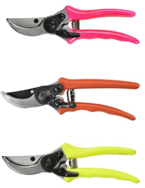 Burgon & Ball Bypass Secateurs High-Carbon Steel Blade Soft Grip Assorted Colour