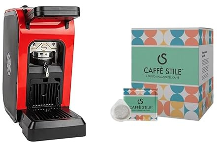Caffè Stile Macchina Caffè Spinel Ciao Rossa + Confezione 50 cialde omaggio macchina caffè a cialde ESE 44mm