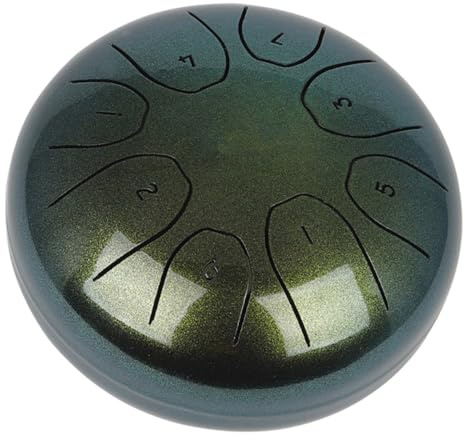 SOIMISS Stahltrommel Aus Legiertem Kohlenstoffstahl Mit Schlägel Kleine Zungentrommel Als Perkussionsinstrument Für Meditation Und Musikinstrumente Robust Und Langlebig