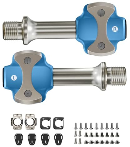 Itkcozcg Leichte Aluminium-Legierungen, Rennrad, Klickpedale, Auto, Fahrrad, Fahrrad, hochfeste Aluminiumlegierung, ohne Clip