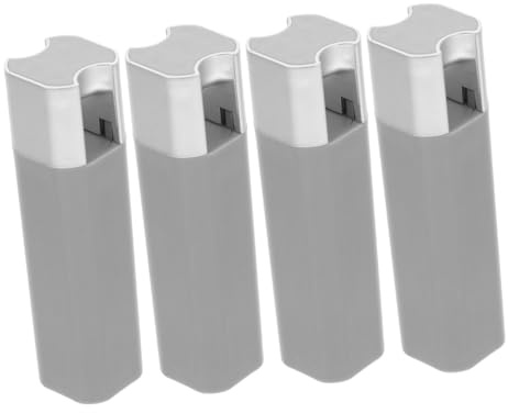 ELAYARD Pesas para Cortinas de 4 Piezas en Plástico Diseño Cuadrado y Acabado Mate, Accesorios para Persianas Verticales Función Estable y Fácil Instalación DIY