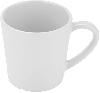 G.E.T. C-107-W Melamine Coffe Mug/Cup, 8 Ounce, White (Set of 12)
