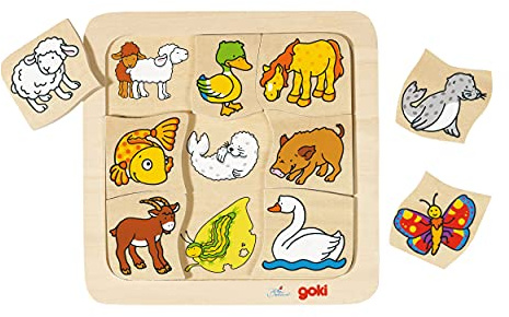 Goki 56879 - Legespiel - Wer gehört zu wem?