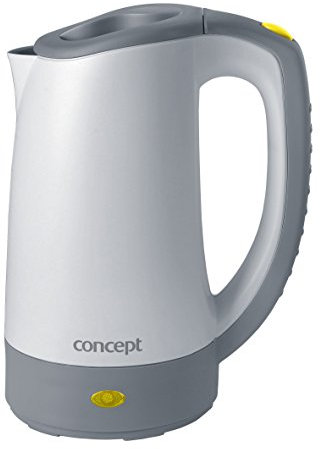 Concept Electrodomésticos Rk7010 Hervidor de Agua de Viaje 0,4 litros + 2 Tazas 110-240V, Función Automática, Voltaje Ajustable