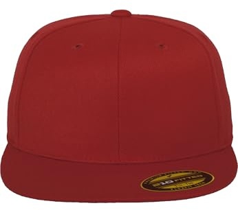 Flexfit Erwachsene Mütze Premium 210 Fitted, rot (red), L/XL