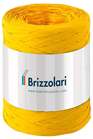 Nastro Rafia Mm.5X200Mt Giallo