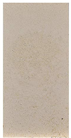 Firefix Pietra refrattaria 2050/1 (levigata) 20 mm di spessore, 250 x 124 mm, colore: giallo