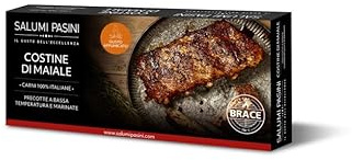 Costine precotte a bassa temperatura | carni 100% italiane | Gusto Affumicato | 420g | Pronte in pochi minuti