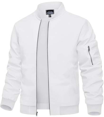 TACVASEN Summer Jacket for Men Lightweight Smart Casual Bomber Jackets
