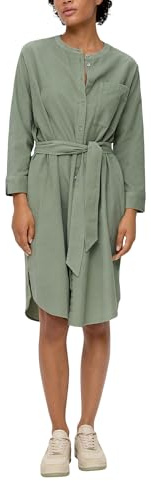 s.Oliver Damen Hemdblusenkleid aus Cord Green 38