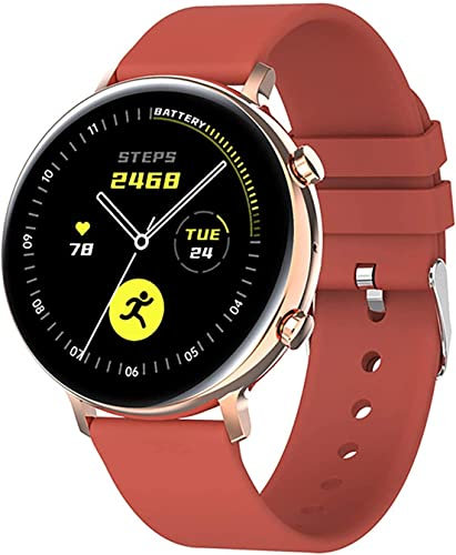QESTO FSA The New Smart Watch GW33 Male And Female Bluetooth Call Smartwatch Heart Rate ECG Monitor Sleep Tracker IP68 Waterproof Smart Bracelet (For IOS Android)(B)
