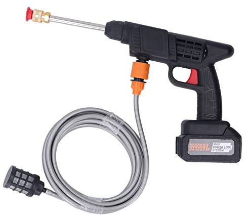 Lavastoviglie senza cavo, idropulitrice elettrica a pressione manuale ad alta pressione kit di idrolavatrice portatile per irrigazione dei fiori, pulizia dei pavimenti e lavaggio auto
