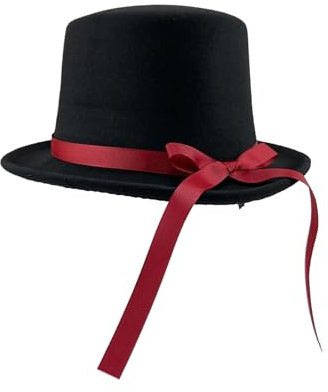 FEYLIE Fedora-Hut, für Damen und Herren, Vintage-Krempe, Schlapphut, Panamahut, Schleife, Gürtel, Wolle, Fedora-Hut, geeignet für Größe 50,8 - 60,9 cm