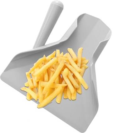 Pommes frites bagageskopa | pommes frites bagger skopa steka spets bagger – fransk chipspatel med handtag köksredskap bärbar matkvalitet hushåll halkfri pommes frites spatel